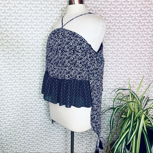 Tularosa Black and White Floral Blouse - Picture 7 of 12